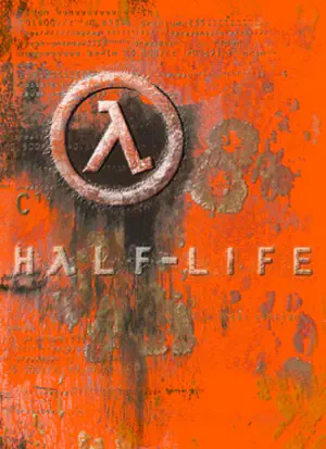Box art of the original PC version of Half-Life.