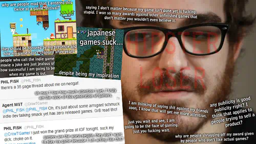 A montage of quotes by and about Phil Fish.