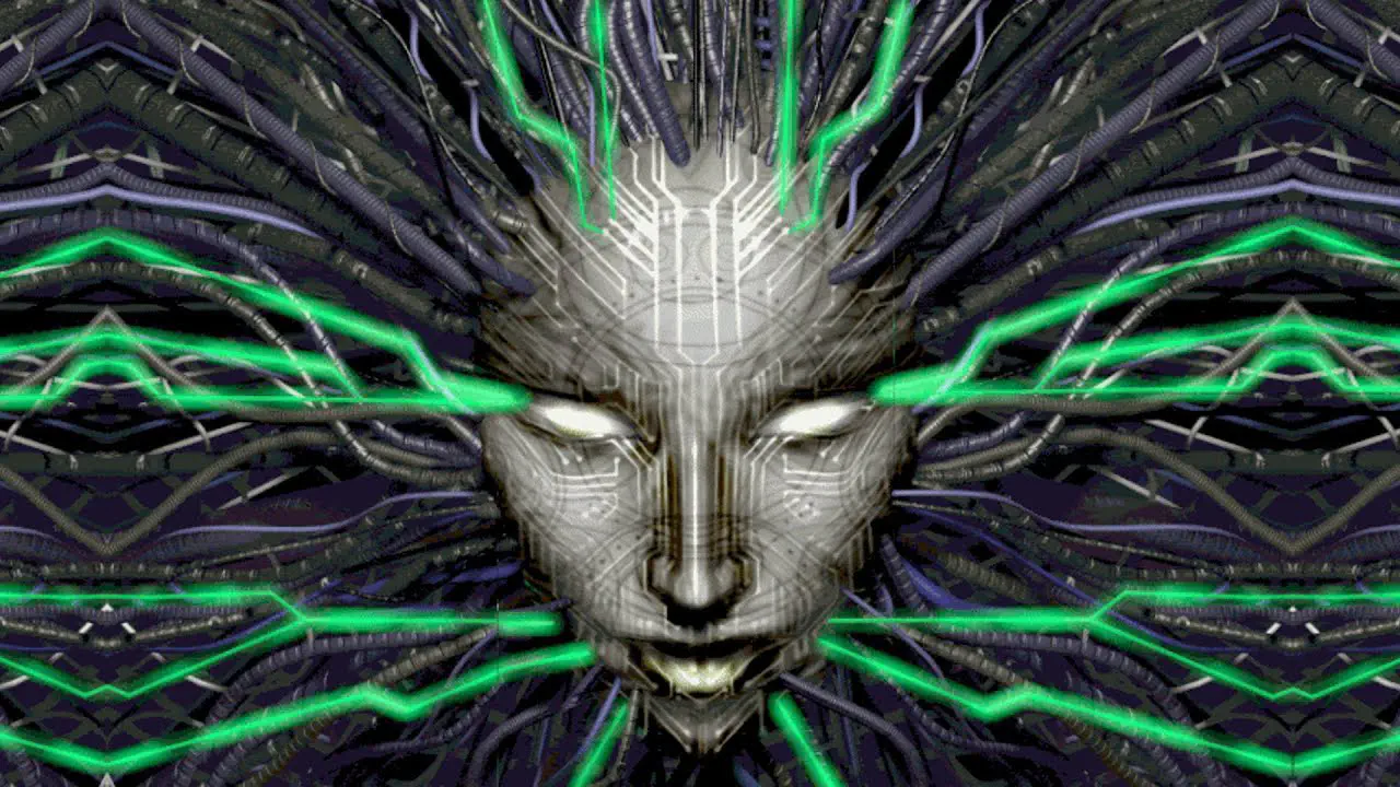 Portrait of Shodan, a character from System Shock.